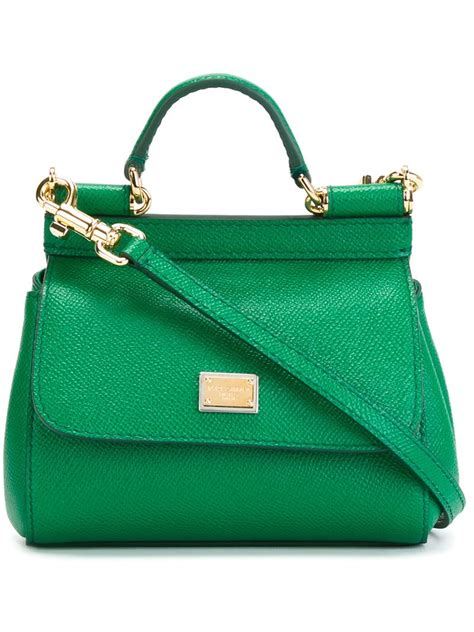 dolce gabbana green bag